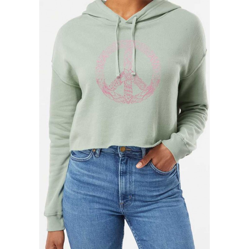 hoodie court femme